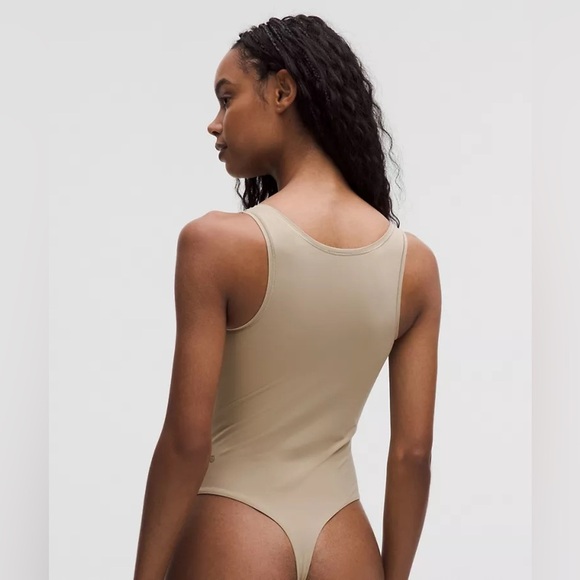 Lululemon Wundermost Ultra-Soft Nulu Square-Neck Sleeveless Bodysuit - Picture 2 of 3
